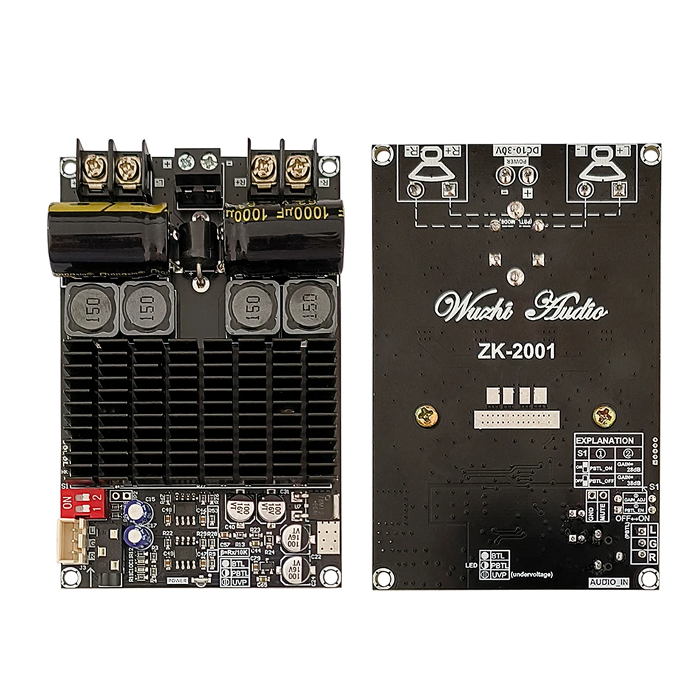 ZK-2001 TPA3221 100W+100W Dual Channel Pure Rear Stage Digital