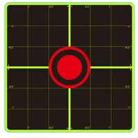 Sight-in Assist REAL Color-impact Sticker Targets 250 Counts per Roll 3 Inch @Side Length Half Inch Grids 2