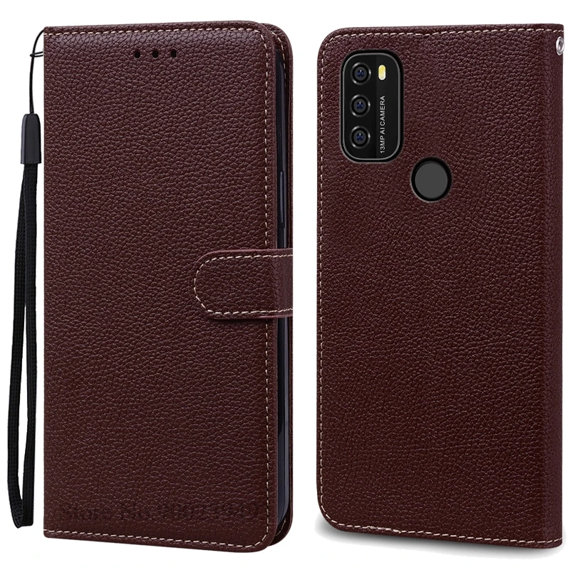 Blackview A70 Soft Silicone Flip Wallet Leather Case with Bumper Protection