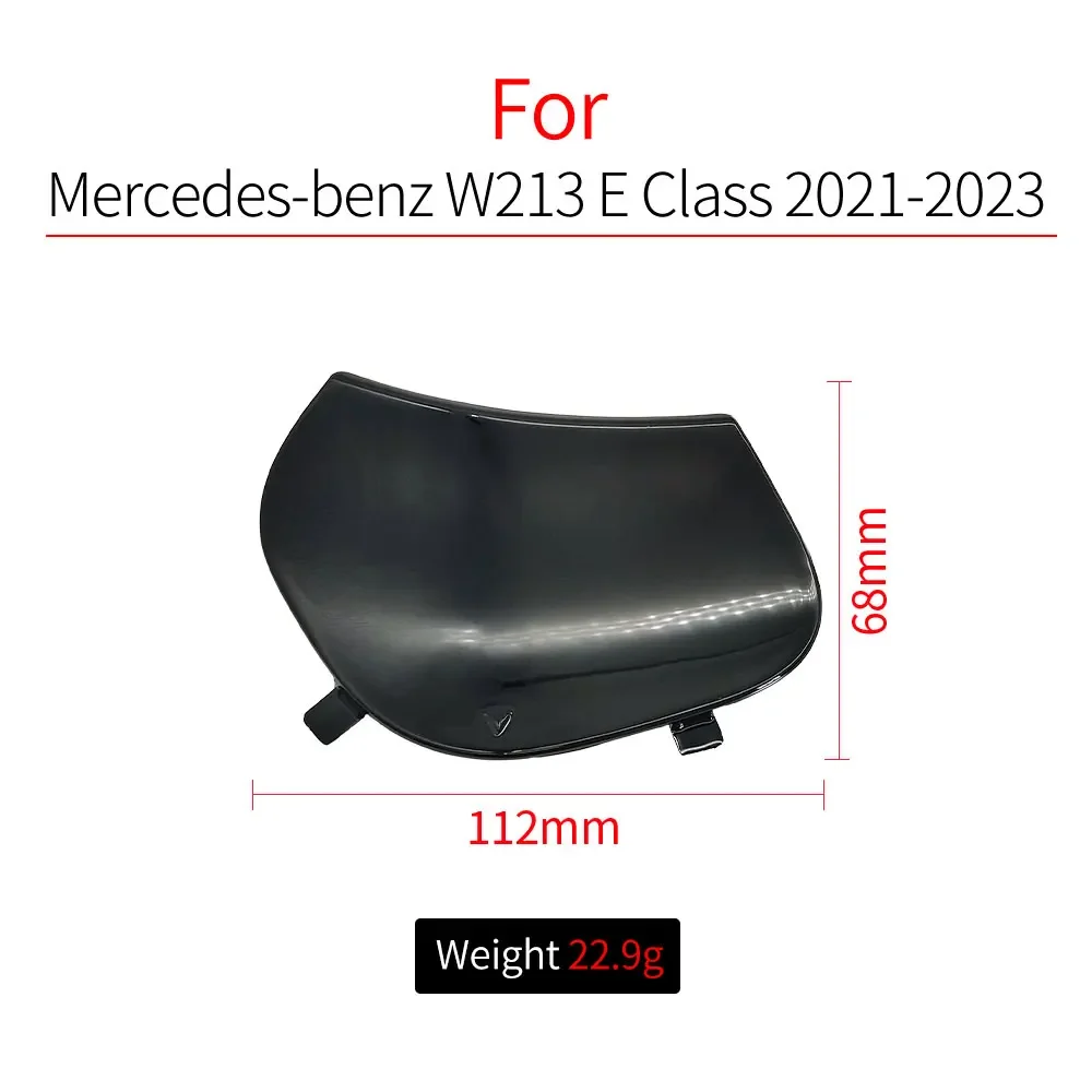 벤츠 E클래스 E260 E300 E350 2038851503 2020-2023 메르세데스 W213용 자동차 앞 견인 고리 커버 범퍼 견인 고리 커버 캡