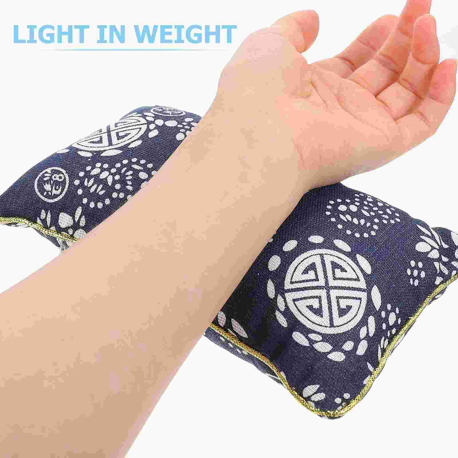 

2 Pcs Pulse Pillow Chinese Medicine Manicure Tools Pulse-handling Cushion Cotton Hospital Supply