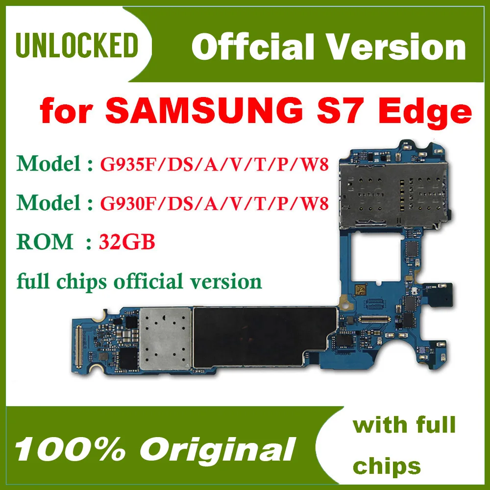 Original Unlock G930f G930a G930p G930t G930v G935fd G930fd For Samsung