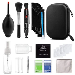 Professional DSLR Camera Cleaning 29-in-1 Camera Cleaner Set Include Cleaning Swabs Cleaning Pen Dust Blower for Sensor Lens