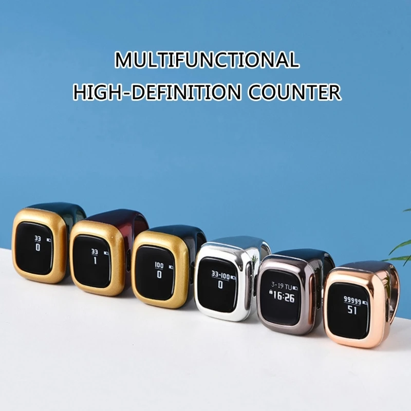 

Portable Finger Counter LCD Electric Digital Display Tally Counter 6 Digit
