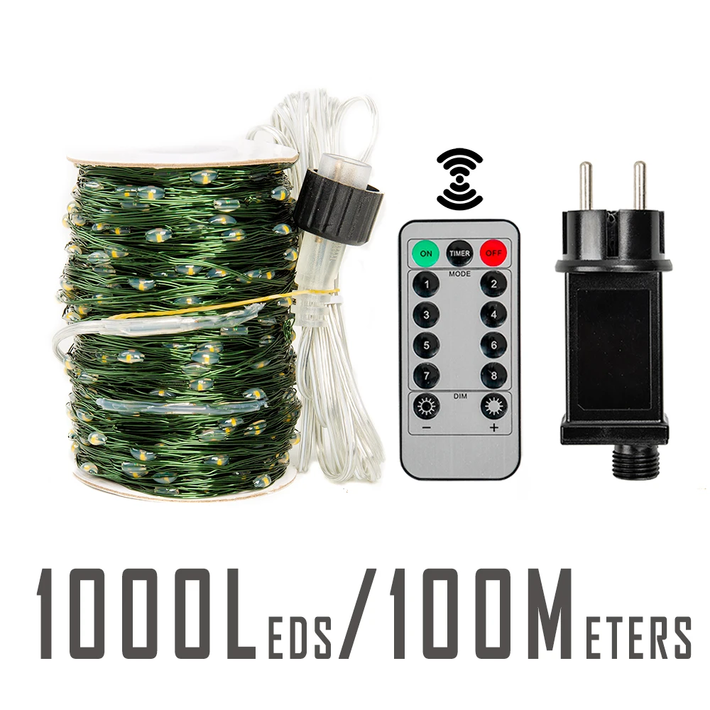 ตัวเลือกสินค้า สายไฟ LED ยาว 200 เมตร กันน้ำ พร้อมรีโมท ตกแต่งได้ทุกสถานที่