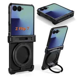 Custodia per telefono con supporto magnetico Eary, compatibile con la ricarica wireless e protezione anti-graffi