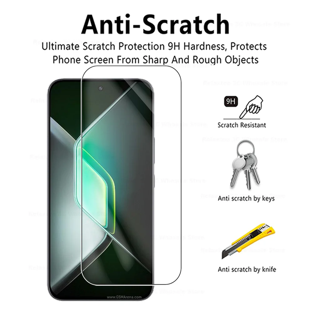 Dual-Function Tempered Glass Screen Protector with Camera Shield