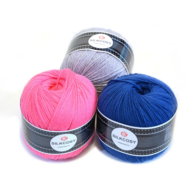 

50g Cashmere Wool Yarn Hand-knitted Yarn Crochet Threads Yarn Baby Sweater Hat Yarn for Knitting Purses