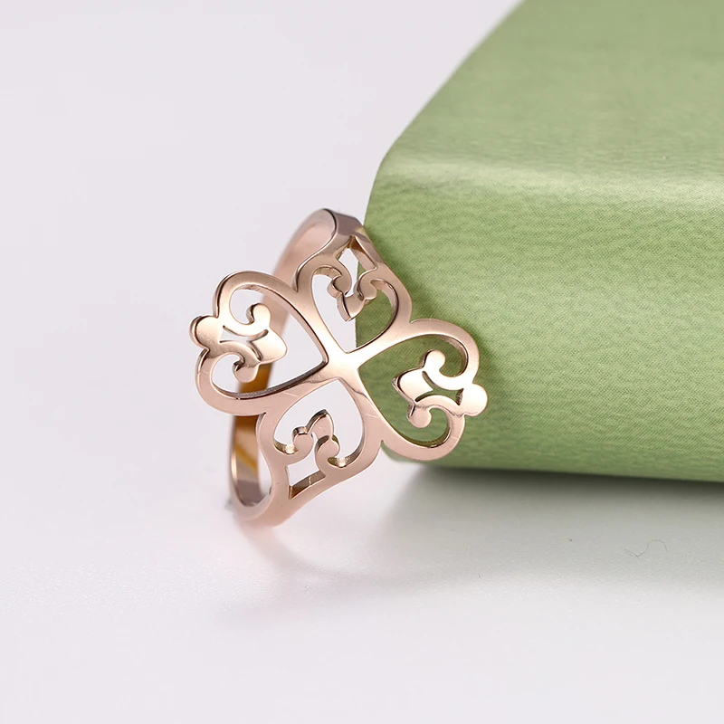 Kkjoy Edelstahlring für Frauen, keltische hohle Fingerringe, Krone, Lotus, Hexerei, Amulett, Pentagramm, Schmuckgeschenk – Detail 39