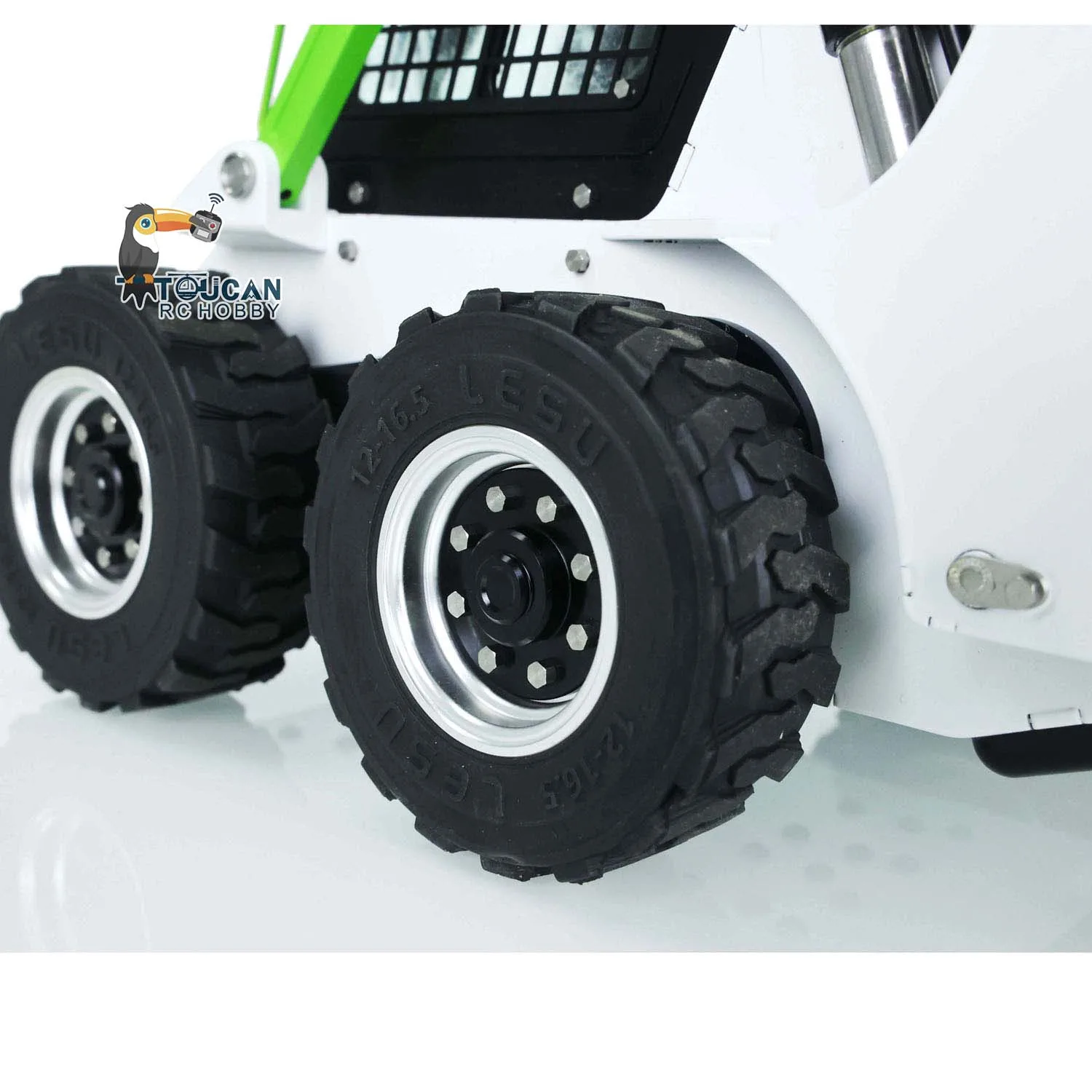 US Stock LESU LT5H 1/14 Metal Wheeled Skid-Steer Hydraulic RC Loader RTR Engineering Radio Remote Control DIY Model Toy THZH1279 3