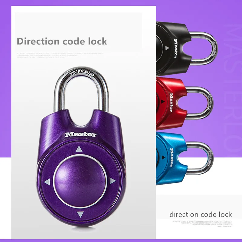 Master Lock Padlock Portable Gym School Fitness Club Combination Code Directional Padlock Locker Lock