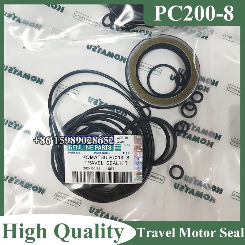 

PC200-8 Travel Motor Seal Kit for komatsu excavator PC200-8 PC200lc-8 Cylinder Seal Kit