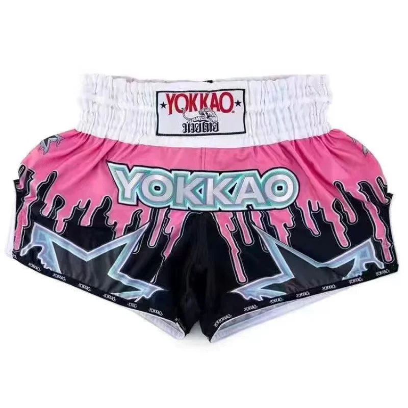 Quick-Drying Fighting Training Fighting Professional Shorts Custom Boxing Training Wear Muay Thai Shorts 4
