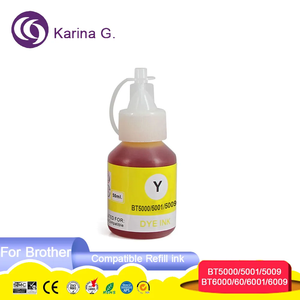 BTD60 BTD60BK BT6001BK BT6000 BT5000 BT6000BK Compatible Bottle Water Based Refi