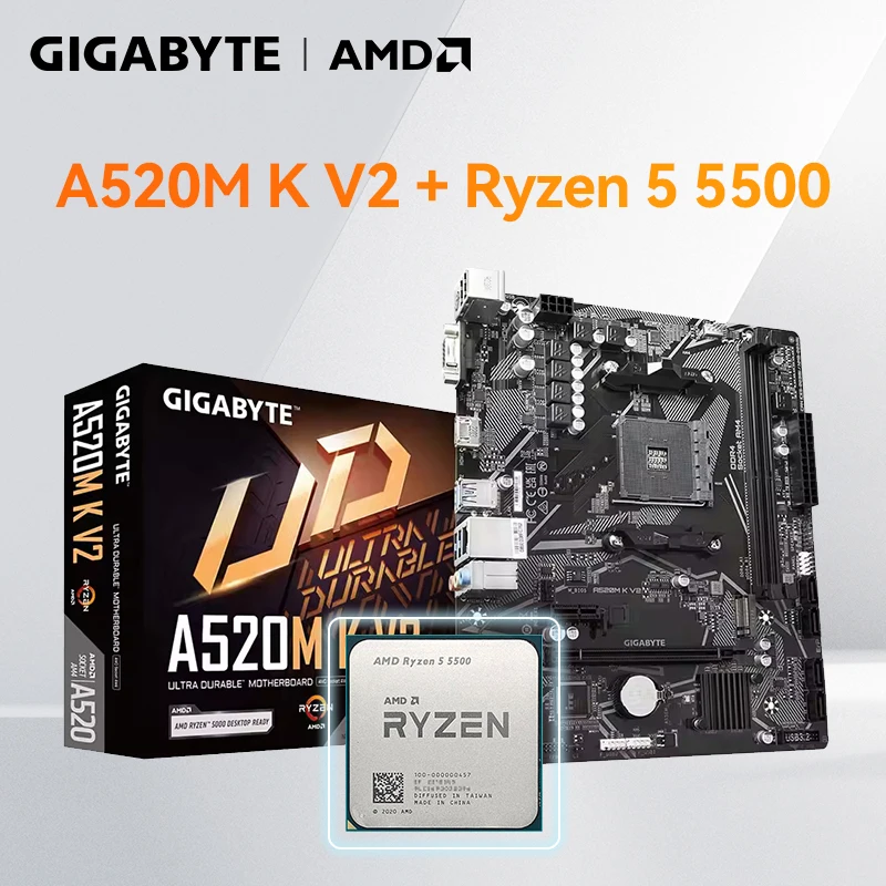 Ryzen 5 5500 GIGABYTE A520M K V2 セット CPU 61Dmw0F-S3L._AC_UF350,