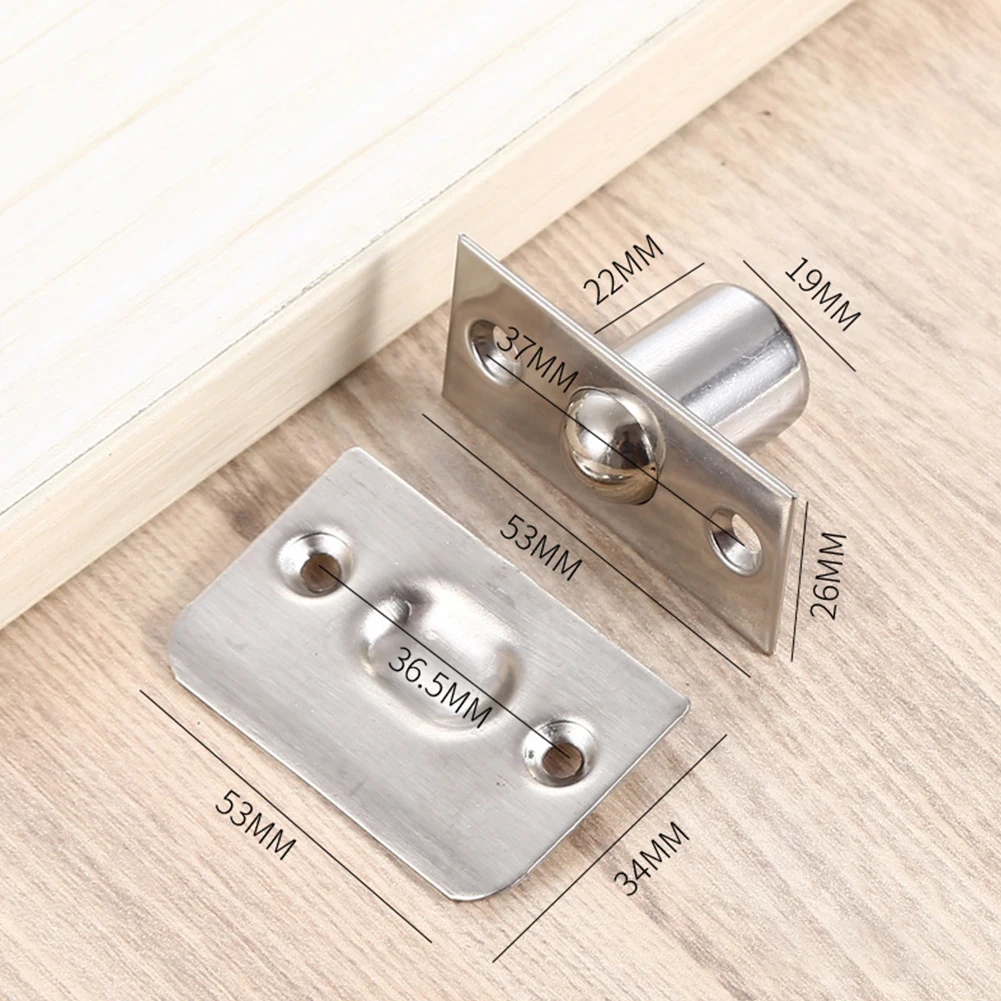 Description Picture 6 of itemSpring Invisible Wooden Cabinet Door Beads Lock Closet Ball Catch Door Latches Touch Beads Locking Door Furniture Hardware