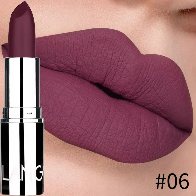 thumbnail image 1 of Silver Matte Lipstick Nude Velvet Waterproof Long Lasting Non-stick Cup Lip Stick Sexy Red Pink Velvet Lipsticks Makeup Cosmetic, 1 of 5