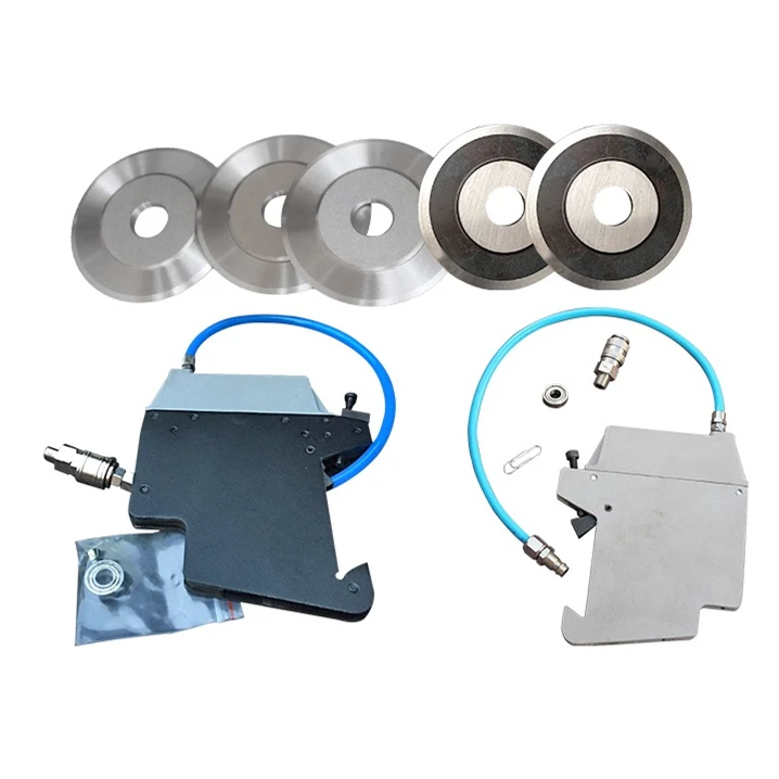 1SetSlittingPneumaticRoundBladeHolderAluminumAlloy1PcBlades