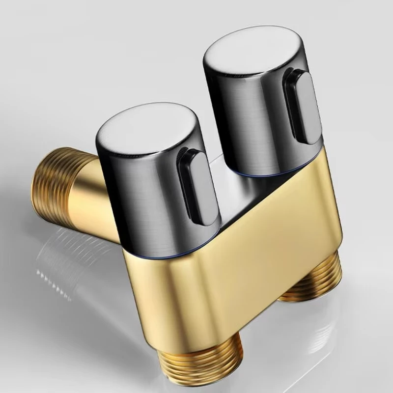 Handheld Bidet Sprayer Bathroom Accessories Bidet Shower Anal Cleansing Hygienic Shower Faucet Women's Dual Spout Valve 6