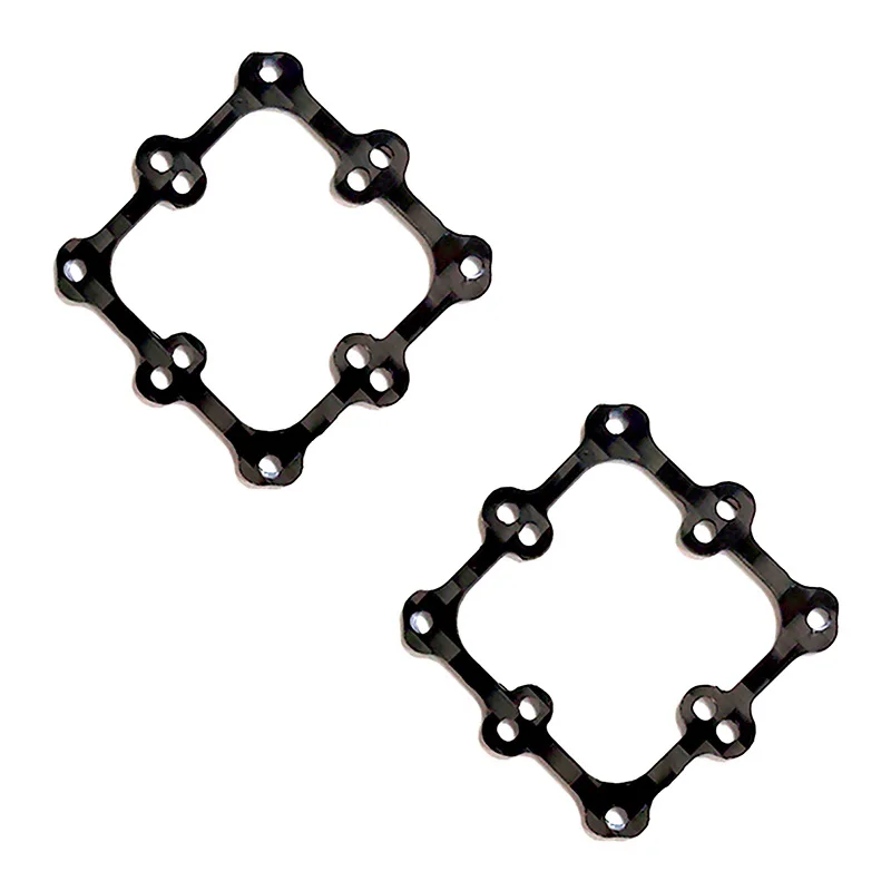 Plaque adaptateur contrôleur vol fibre carbone 25.5x25.5mm à 20x20mm M2 pour drone FPV 2 pièces