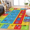 ABC Alphabet Numbers Shapes Children Bedroom Carpet,Educational Learning Fun Game Play Non-slip Boy Girl Area Rug Home Decor Mat 1