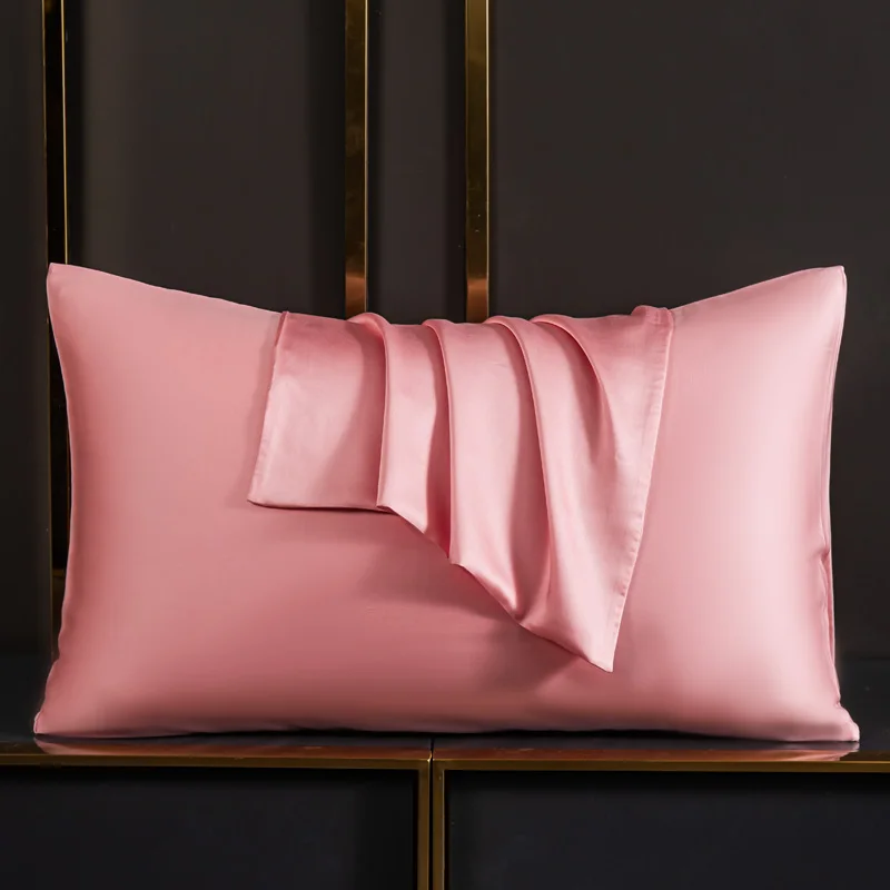 MulberrySilkPillowcaseSolidColorNaturalSilkPillowCoverHighEnd