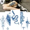 Juice Tattoo Sticker Upgrade Online Red Tattoo Sticker Lasts 7-15 Days Herbal Plant Temporary Tattoos Sticker Size:180 * 110mm 1