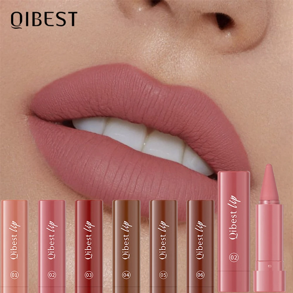 Matte Sexy Red Lipstick Velvet Gradient Twist-Up Lip Liner Waterproof Easy Color Contouring Tint Lipliner Crayon Lipgloss Makeup_voghion.com