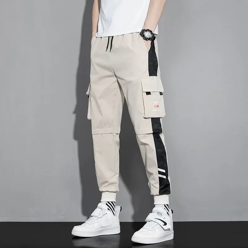 

Overalls, men's trendy casual pants, multi-pocket, large-size baggy pants, men's Korean camo, Haren's pants