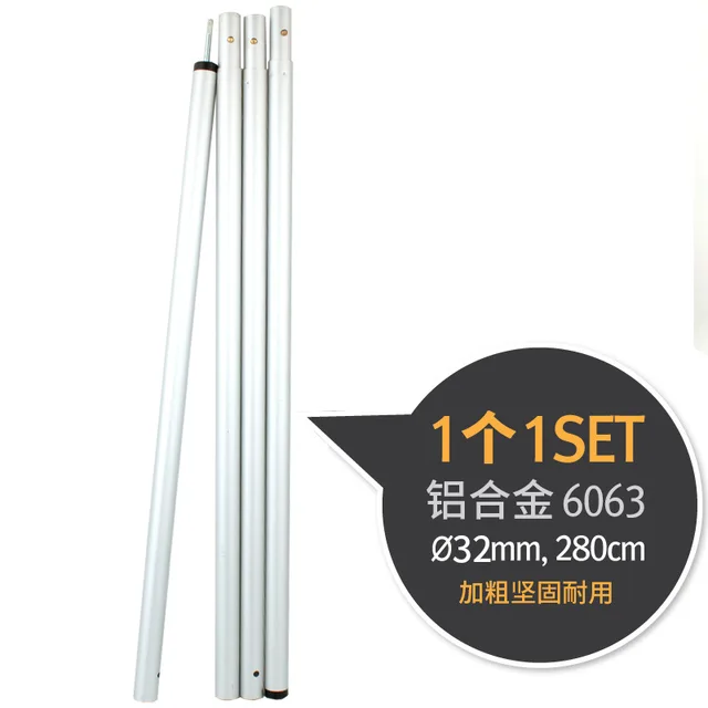 280 Cm -Es Kültéri Sátor Lombkorona Tarp Oszlopok Sátra Tartó Rudak Vas Napellenző Keret 32Mm - Image 3