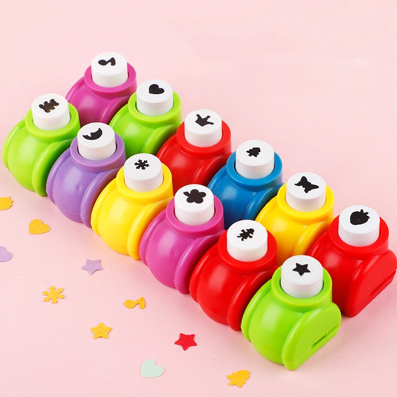 5 pcs Paper cutter for crafts Hole Puncher Punches Tool Set Circle Flower Paper Shapes Hole for card making custom scrapbook - 6