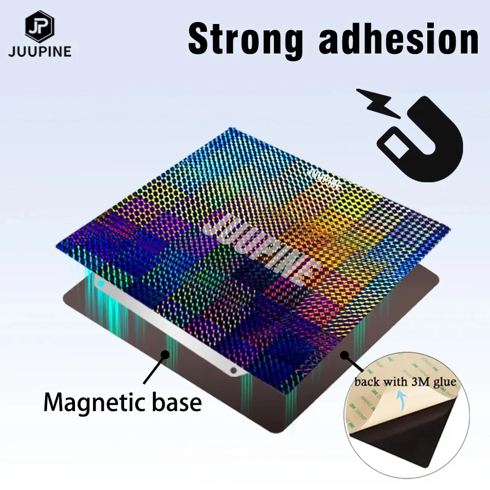 Ender 3 Elegoo Neptune 4 Pro Pet Peo Pey 빌드 플레이트 Pei 부드러운 시트 235x235 자기 베이스 없음 3d 프린터 가열 침대