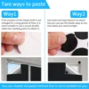 Blackout Curtain Removable Portable Travel Blocking Darkest Window Film Cloth Temporary DIY No Drill Blackout Curtains 5