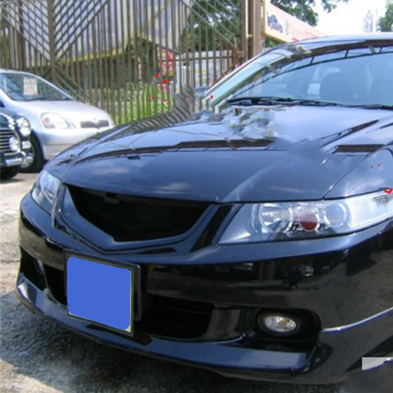 Fit Honda Accord CL7 Euro R Acura TSX 2003 2004 2005 Year  Racing Grille Redesign Front Bumper Grill Body Kit Access
