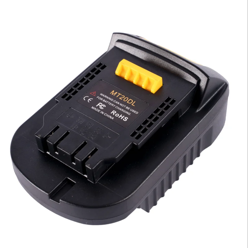 Адаптер для аккумулятора Mt20Dl Makita 18 в Bl1830 Bl1860 Bl1815 литий-ионный аккумулятор Dewalt 20