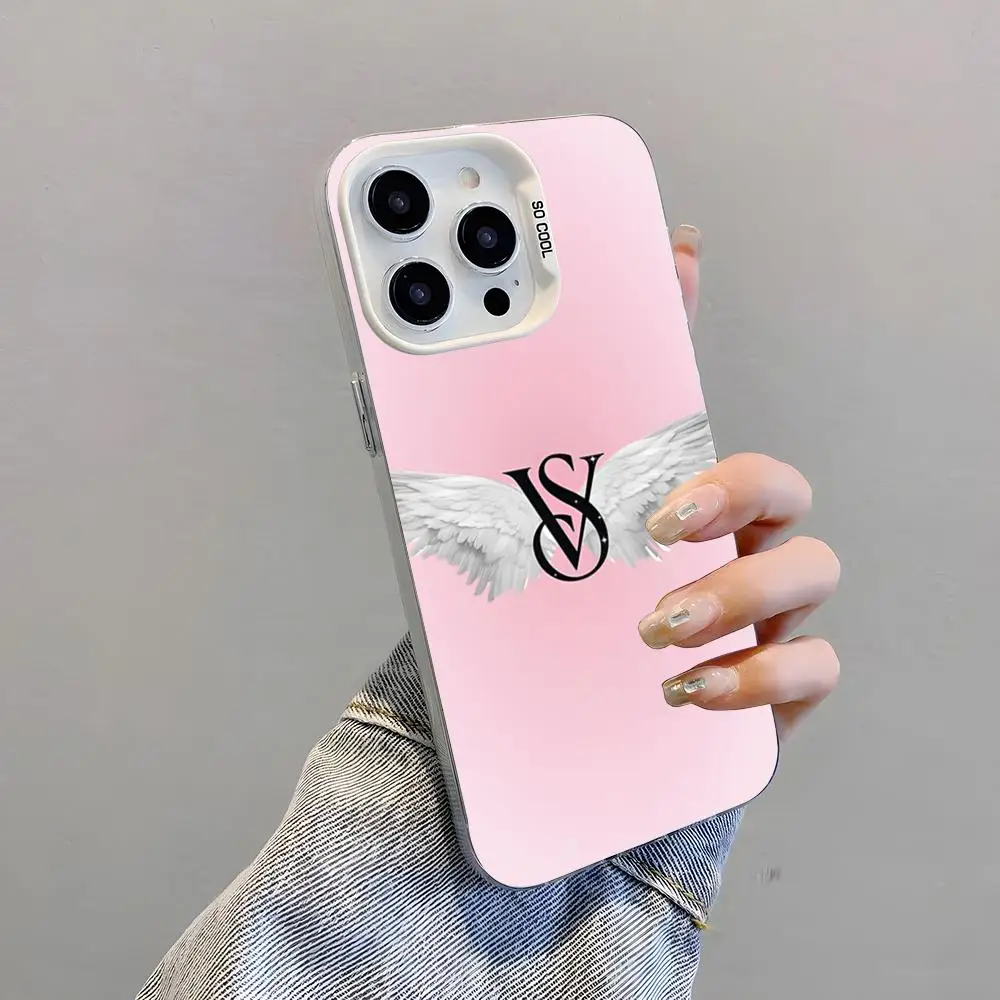 Luxury V-Victoria S-Secret VPink Shockproof Colorful Phone Case