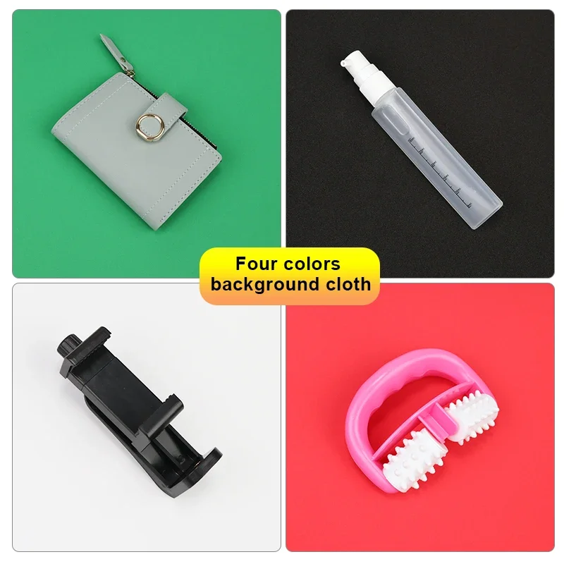 2LED Folding Lightbox 40*40 Portable Photography Photo Studio Softbox Adjustable Brightness Light Box for DSLR Camera Background