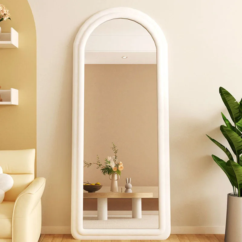 

Full Body Nordic Mirrors Aesthetic Makeup Korean Floor Mirrors Living Room Cute Espelhos Decorativos Home Decoration Accessories