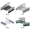 10PCS Metal Trouser Hanger with Adjustable Clip Clothes Hanger Non Slip Pant Hangers Heavy Duty Saving Space Stainless Steels 6