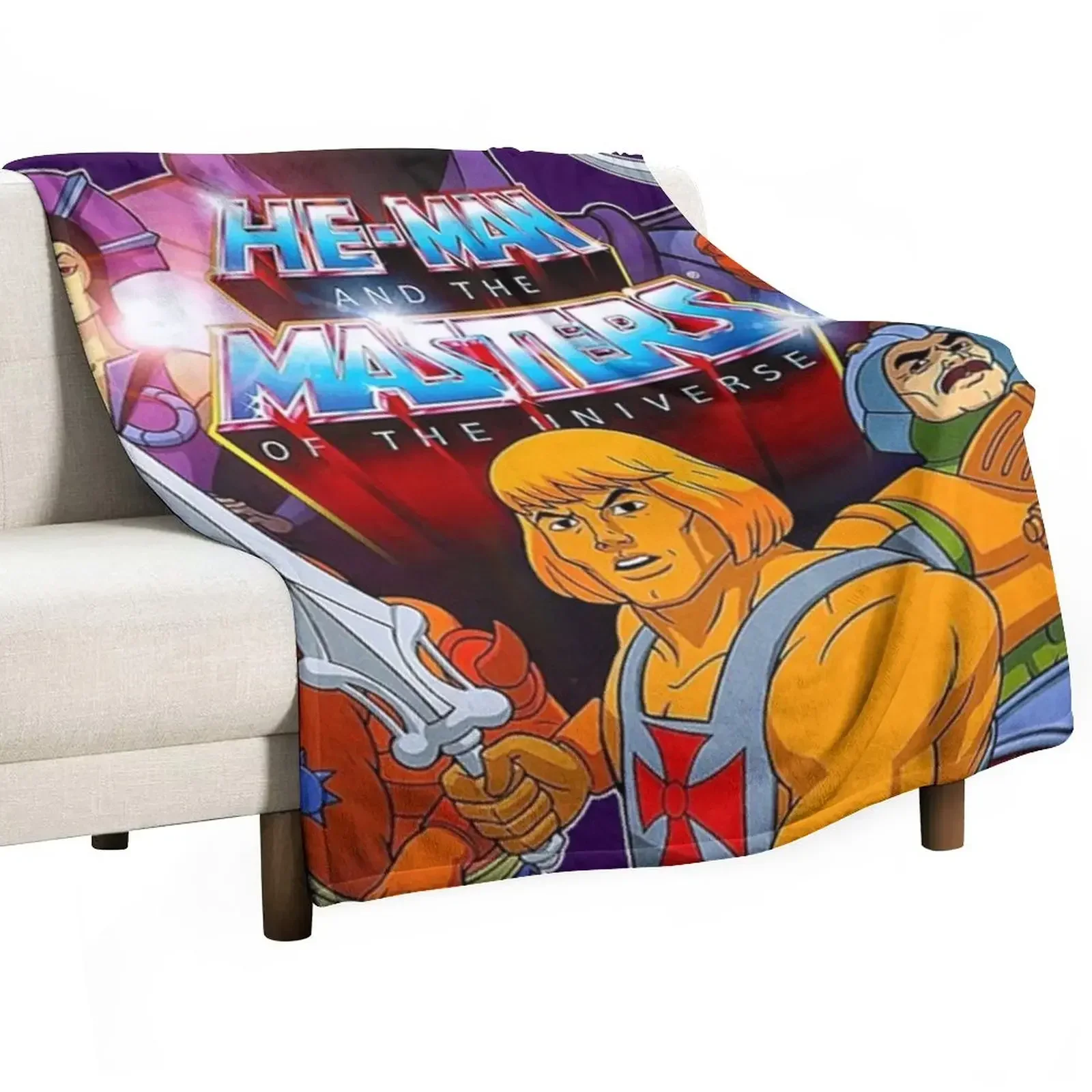 

He-Man poster Throw Blanket Quilt Heavy Blankets