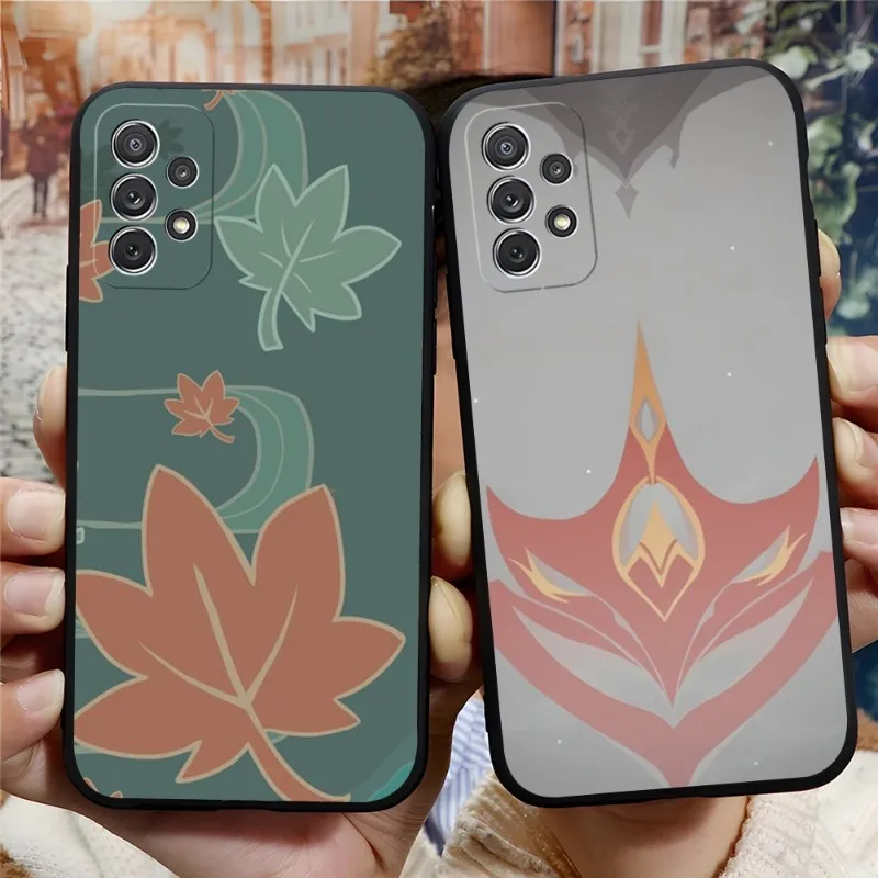 Genshin Impact Icon Custodia Per Telefono Funda Per Samsung S30 S22 S21 S20 S9 S10 S8 S7 S6 Pro Plus Edge Ultra Fe Cover Morbida In Silicone