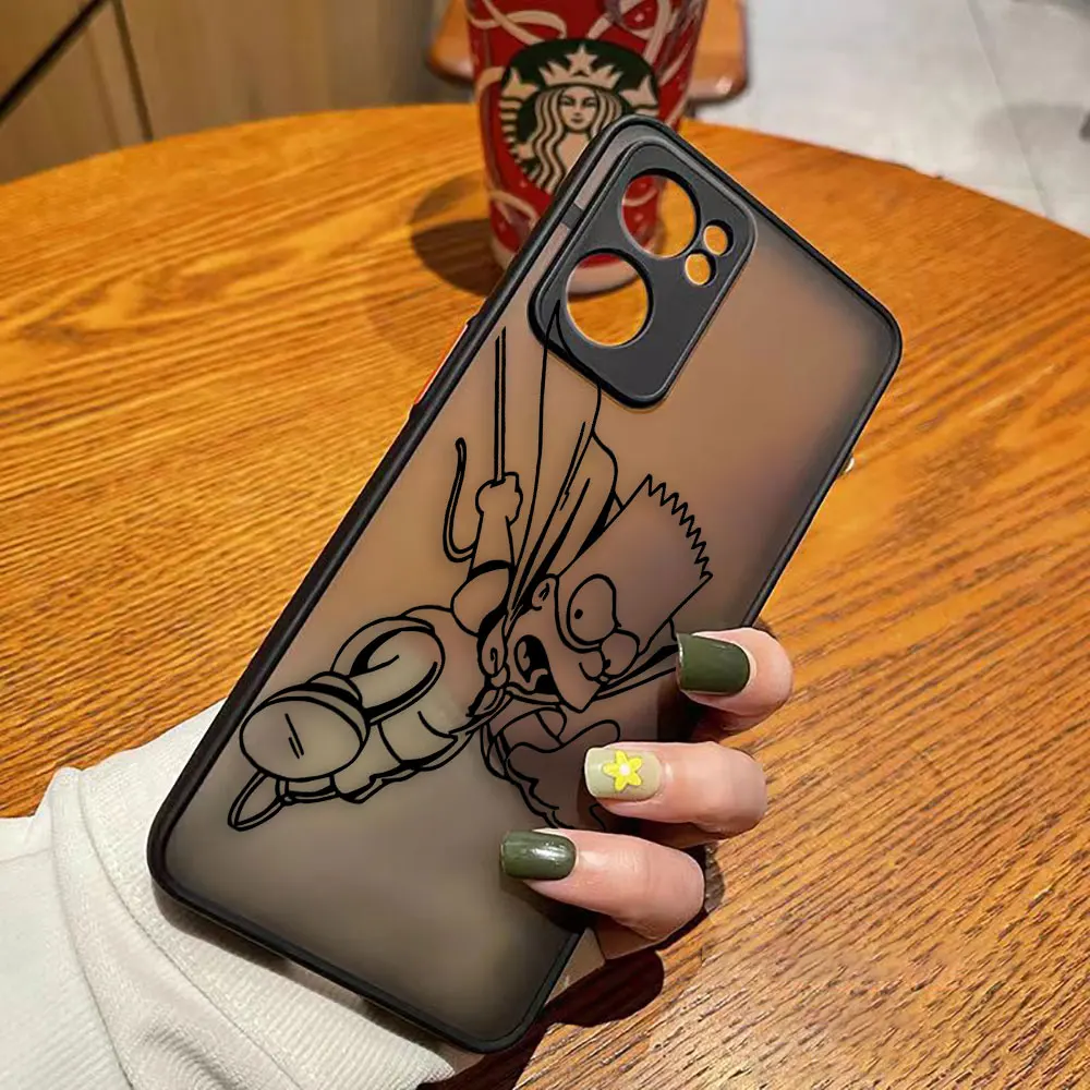 thumbnail image 1 of Funda de teléfono mate para OPPO RENO 8 8T 7Z 7 6Z 6 5 4 3 PRO PLUS 4G 5G Funda rígida Funda Coque Capa Funda película The S-Simpsons-S, 1 of 5