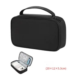 Compact Travel Digital Accessories Organizer for Electronics and Cables (M black)