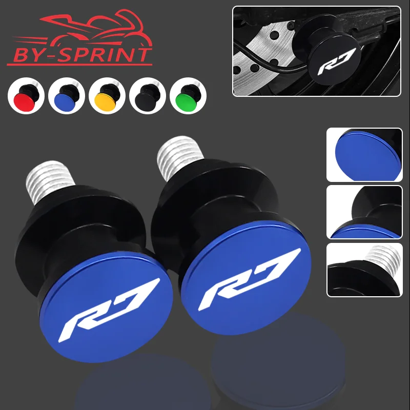 Nuove Bobine Del Braccio Oscillante R7 Viti Di Supporto Cursore Del Braccio Oscillante 6Mm Per Yzf-R7 Yzf R7 R7 2021-2022 2023 2024 Accessori Moto