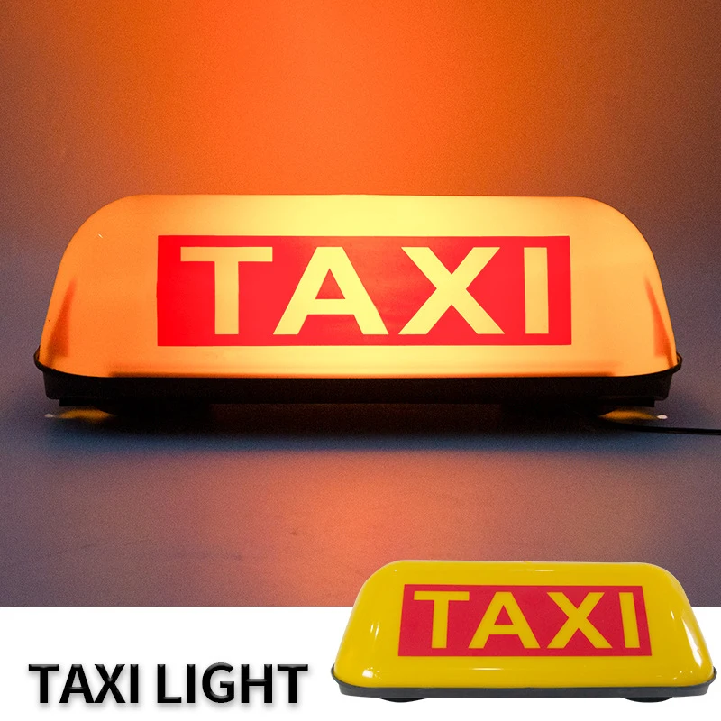 

Universal DC 12V Roof Top Sign Magnetic Meter Cab Lamp Light Signal Lamps Roofs Top Waterproof Signs Lights TAXI Suction Magnet