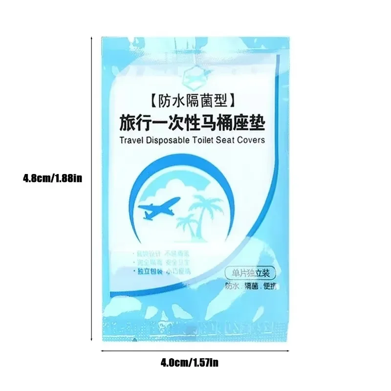 Wholesale Disposable Toilet Seat Covers Mat Portable Waterproof Safety Toilet Seat Pads for Travel Camping Bathroom Accessiories 6