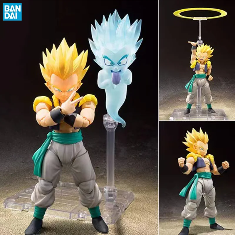 100% Original Bandai S.H. Figuarts Super Saiyan Gotenks Dragon Ball Z In Stock Anime Action Collection Figures Model Toys