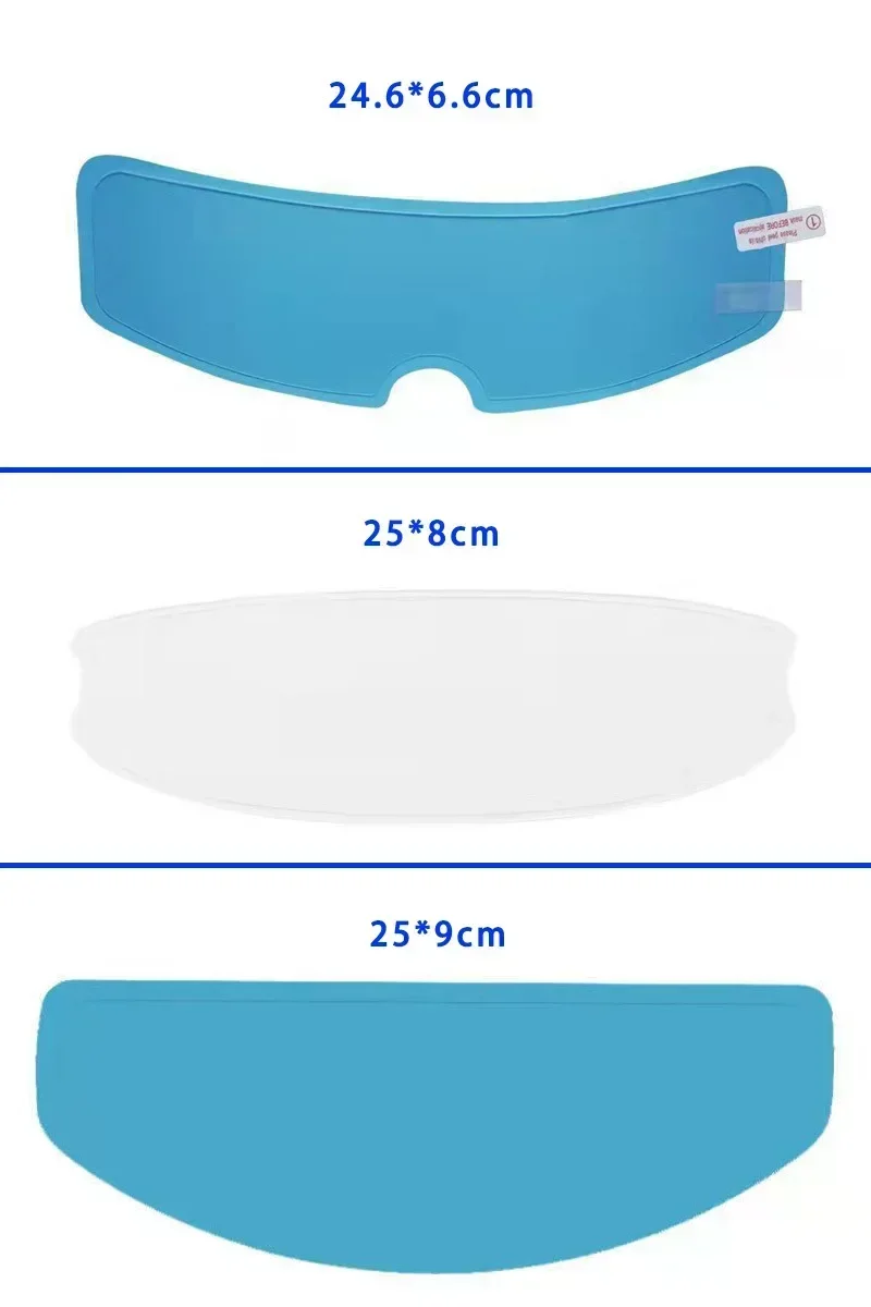 Universal Motorrad Helm Anti-fog-Film Helm Regendicht Objektiv Für Motorrad Visier Nebel Beständig Motor Racing Zubehör – Detail 11