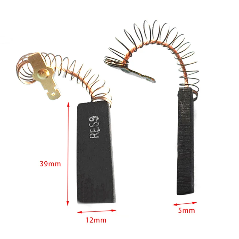 

2pcs Carbon brushes For WAA24160GB/01 WFX148SGB WAA24160GB/04 WAA28160GB/01 WFC2060GB/01 WFC2060GB/05 Replacement
