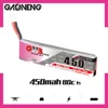 GNB HV 1S 3.8V 450mAh 80C/160C LiPo Battery For Racing Drone FPV Tiny7 Beta75S Emax Tinyhawk Snapper7 Quadcopter Model Parts 2